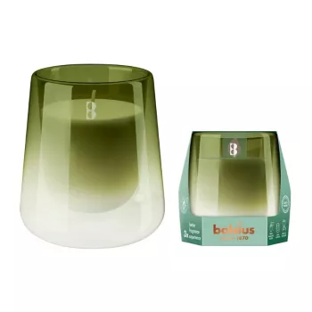 BOLSIUS duftlys i glas Gardenia & Fig klar Ø95x85mm