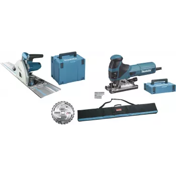 Makita Savsæt MEU029J (SP6000J + 4351FCTJ) - Dyksav og pendulstiksvav, blå/sort