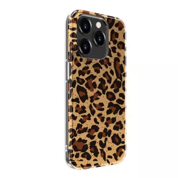 Evelatus Apple iPhone 15 Pro polycarbonat-cover leopardmønster