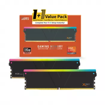 V-Color Manta XSky RGB 16GB DDR5-6000 CL30 EXPO hukommelsesmodul, sort