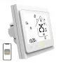 MOES BHT-002 Wi-Fi LCD smart vandvarmetermostat, touchskærm, app- & stemmestyring, hvid