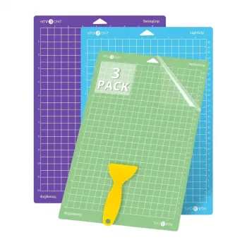 HTVRONT Cutting Mat 34.8 x 37 cm, Multicolor
