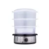 Alpina elektrisk dampkoger 800W sølv 3 niveauer 9,5L BPA-fri