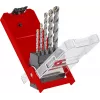 Einhell 38050 Carbide-Tipped Masonry Drill Bit Set, 5 Pieces (4-10 mm)