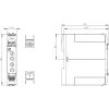 Siemens 3RP25551AW30 Asymmetrical Flasher Timing Relay, 24-240 V AC/DC, 2 CO, 0.05 s - 100 h, DIN Rail