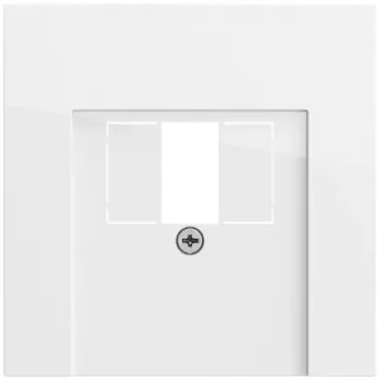 Gira 027670 System 70 dæksel til TAE og USB, ren hvid blank