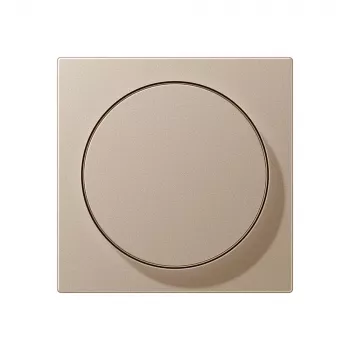 Jung A-serie centerplade med drejeknap, champagne (A1740CH)