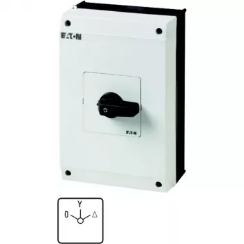 Eaton 207234 T5B-4-8410/I4 stjerne-trekant-kontakt i kabinet, 63 A, 0-Y-Δ, IP65