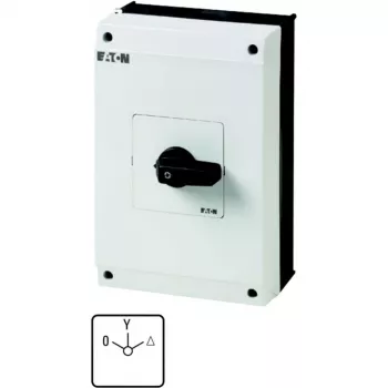 Eaton 207234 T5B-4-8410/I4 stjerne-trekant-kontakt i kabinet, 63 A, 0-Y-Δ, IP65
