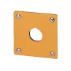 Eaton M22-EY1 monteringsplade, gul, aluminium, IP65, 72 x 72 mm 216542