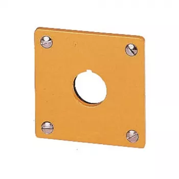 Eaton M22-EY1 monteringsplade, gul, aluminium, IP65, 72 x 72 mm 216542