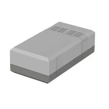 Bopla EG 1240 L Desktop Enclosure, 125 x 67 x 40 mm, Polystyrene, Light Grey RAL 7035 32124012