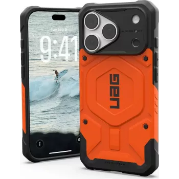 UAG Urban Armor Gear Pathfinder MagSafe-cover til Apple iPhone 18 Pro/17 Pro – orange 114583119797