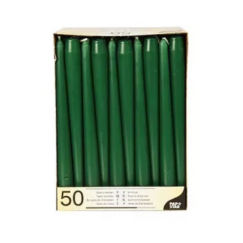PAPSTAR bloklys 22 x 250 mm, mørkegrøn, 50-pak (17969)