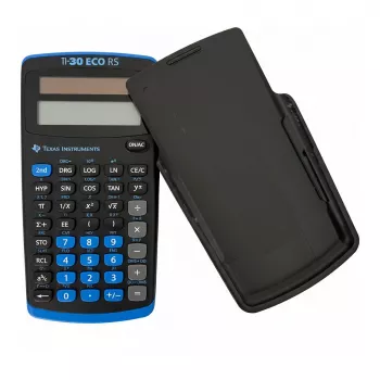 Texas Instruments TI-30 ECO RS videnskabelig lommeregner sort/blå