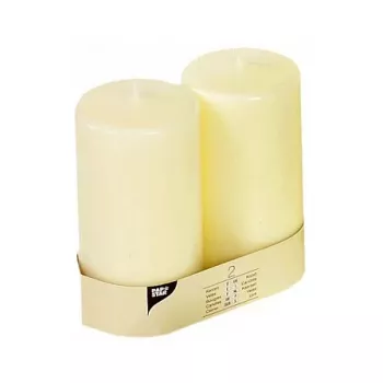 PAPSTAR bloklys 15 cm elfenben