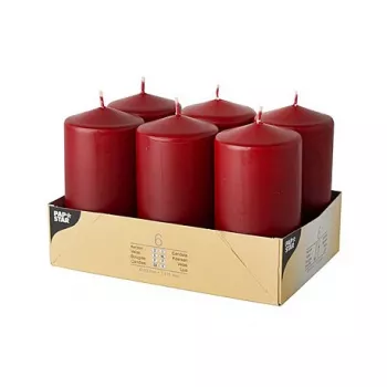 PAPSTAR bloklys 11,5 cm bordeaux
