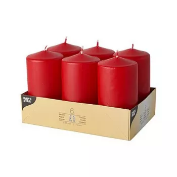 PAPSTAR bloklys 11,5 cm rød