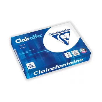 Clairefontaine Clairalfa 2896C A4 80 g/m² hvidt kontorpapir, 500 ark