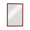 DURABLE DURAFRAME MAGNETIC A3 rød 5-pak magnetisk præsentationsramme