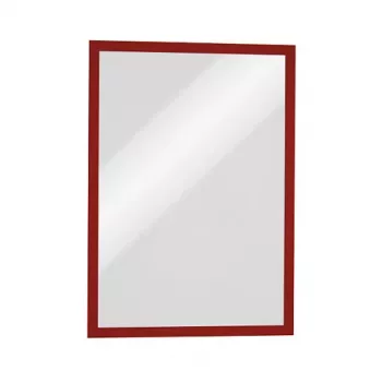 DURABLE DURAFRAME MAGNETIC A3 rød 5-pak magnetisk præsentationsramme