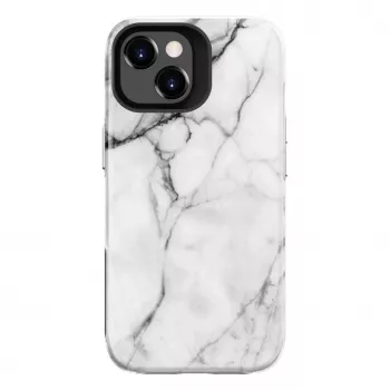 Evelatus Apple iPhone 15 Plus Armor-cover TPU+PC marmor hvid