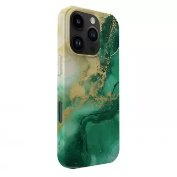 Evelatus Apple iPhone 16 Pro Slim-cover med MagSafe Custom Print Design grøn