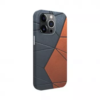 iLike Apple iPhone 13 Pro-cover Prowhite Custom Print blå rød