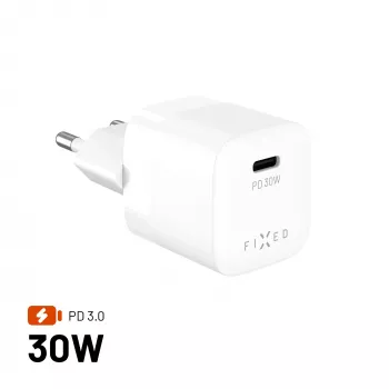 Fixed Mini USB-C GaN oplader 30W - sort