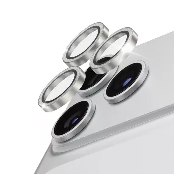 PanzerGlass Hoops keramisk objektivbeskyttelse glimmer sølv til iPhone 18 Pro / 18 Pro Max