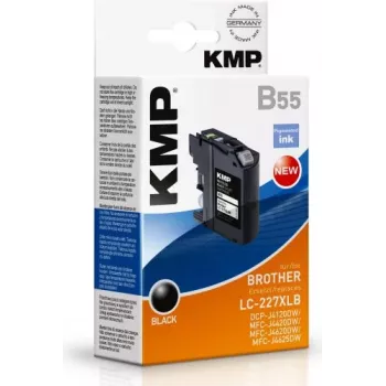 KMP B55 sort kompatibel blækpatron til Brother DCP-J4120DW, MFC-J4420DW, MFC-J4620DW, MFC-J4625DW, MFC-J5720DW 1531.4001