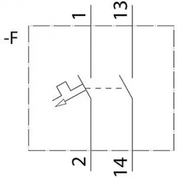 Siemens 5SY17104 SENTRON 1-polet MCB, 10 A, C-karakteristik, 72 V DC, 10 kA, plomberbar