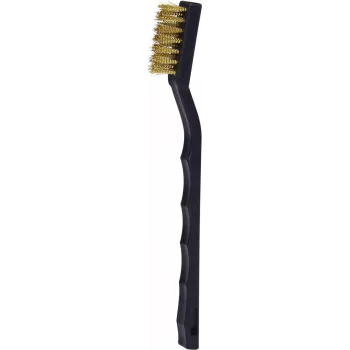 KS TOOLS messingtråd-tændrørsrensningsbørste, 2-rækket, 170 mm (201.2316)