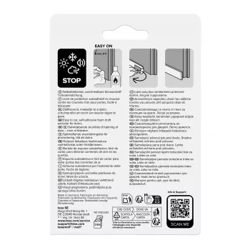 Tesa moll INSULATION tætningsbånd brun 6 m x 9 mm x 4 mm (05422-00101-03)