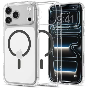 SPIGEN Ultra Hybrid MagSafe iPhone 17 Pro / 18 Pro transparent/grafit