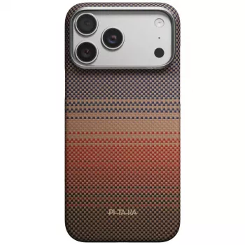 PITAKA Edge cover til iPhone 18 Pro Max / 17 Pro Max – Sunset