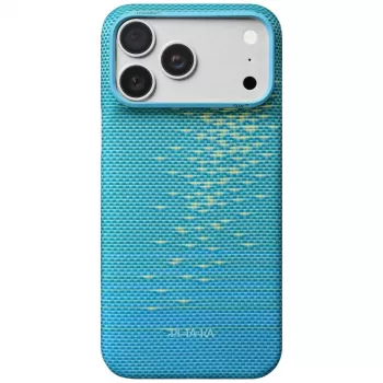 PITAKA Edge Case MagSafe til iPhone 18 Pro Max / 17 Pro Max - Lucid Blue