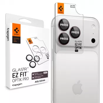 Spigen Optik Pro GLAS.tR EZ FIT Camera Lens Protector 2-Pack for iPhone 18 Pro/18 Pro Max - Dark Cherry