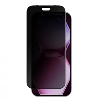 AMAZINGTHING Titan +Care Privacy Glass skærmbeskyttelse til iPhone 18 Pro med monteringsramme