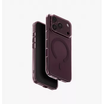 UNIQ Airsuit MagClick ladecover til iPhone 18 Pro / 17 Pro – bordeaux
