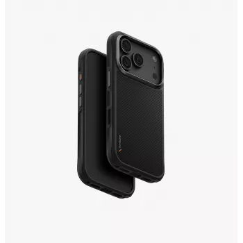 UNIQ Keva MagClick ladecover til iPhone 18 Pro / 17 Pro, sort