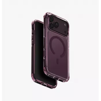 UNIQ Combat MagClick ladecover til iPhone 18 Pro Max / 17 Pro Max – bordeaux