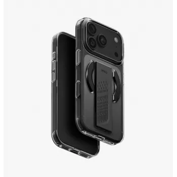 UNIQ Heldro Air cover til iPhone 18 Pro / 17 Pro MagClick-ladning Tinted Smoke