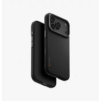 UNIQ Keva EDGE MagClick ladecover til iPhone 18 Pro / 17 Pro – sort