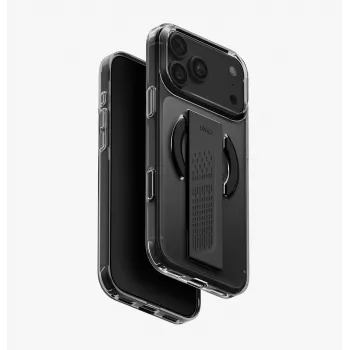 UNIQ Heldro Air iPhone 18 Pro Max / 17 Pro Max Magclick ladecover røgfarvet glas