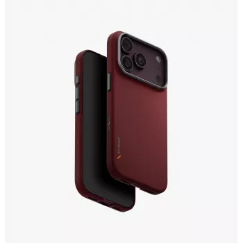 UNIQ Keva Edge MagClick Ladecover til iPhone 18 Pro / 17 Pro - rød