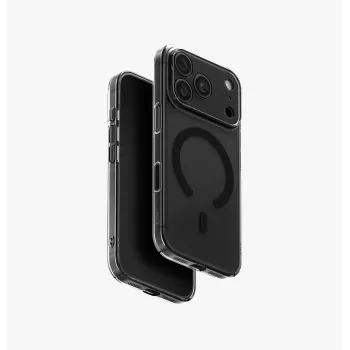 UNIQ Airsuit MagClick Ladecover til iPhone 18 Pro / 17 Pro – sort