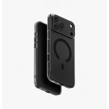 UNIQ Airsuit MagClick Ladecover til iPhone 18 Pro Max / 17 Pro Max – sort