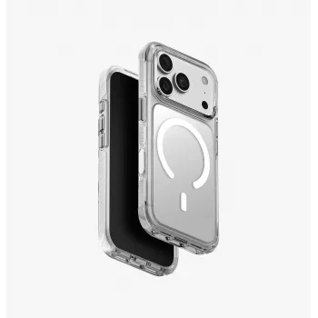 UNIQ Combat Magclick Ladecover til iPhone 18 Pro / 17 Pro - hvid