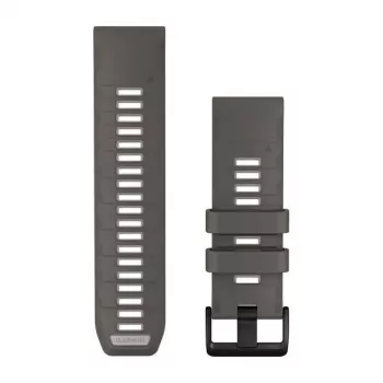 Garmin QuickFit 26 urremme, Pebble Grey/Silver Grey silikone [010-14510-00]